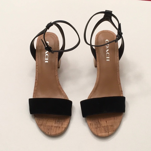 Coach Shoes - Coach “Thompson” Block Heel Ankle Strap Sandal